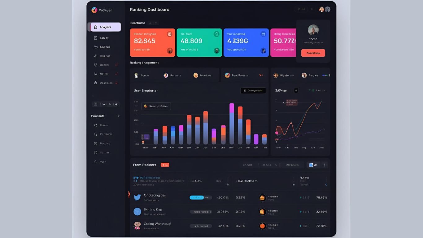 Search Engine Position Checker dashboard